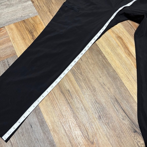 Dickies Black Cargo Scrub Pants Women's Size S/P Stretch Polyester Blend - Picture 7 of 8